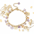 Armband aus Amethyst und Citrin
