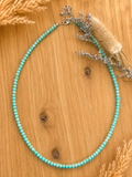 Halskette Jade mit Silberverschluss