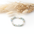 Amazonit- und Kristallquarz-Armband