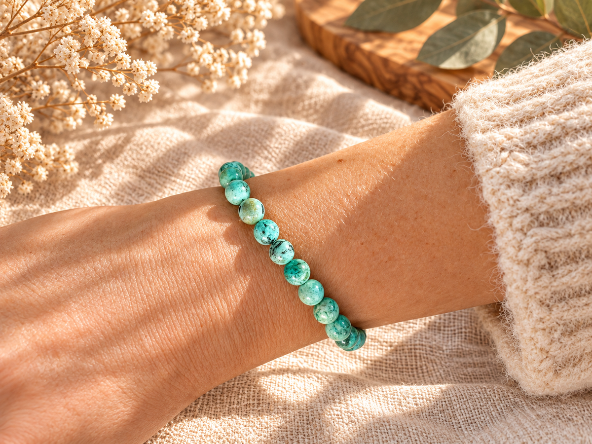 Afrikanischer Türkis Armband