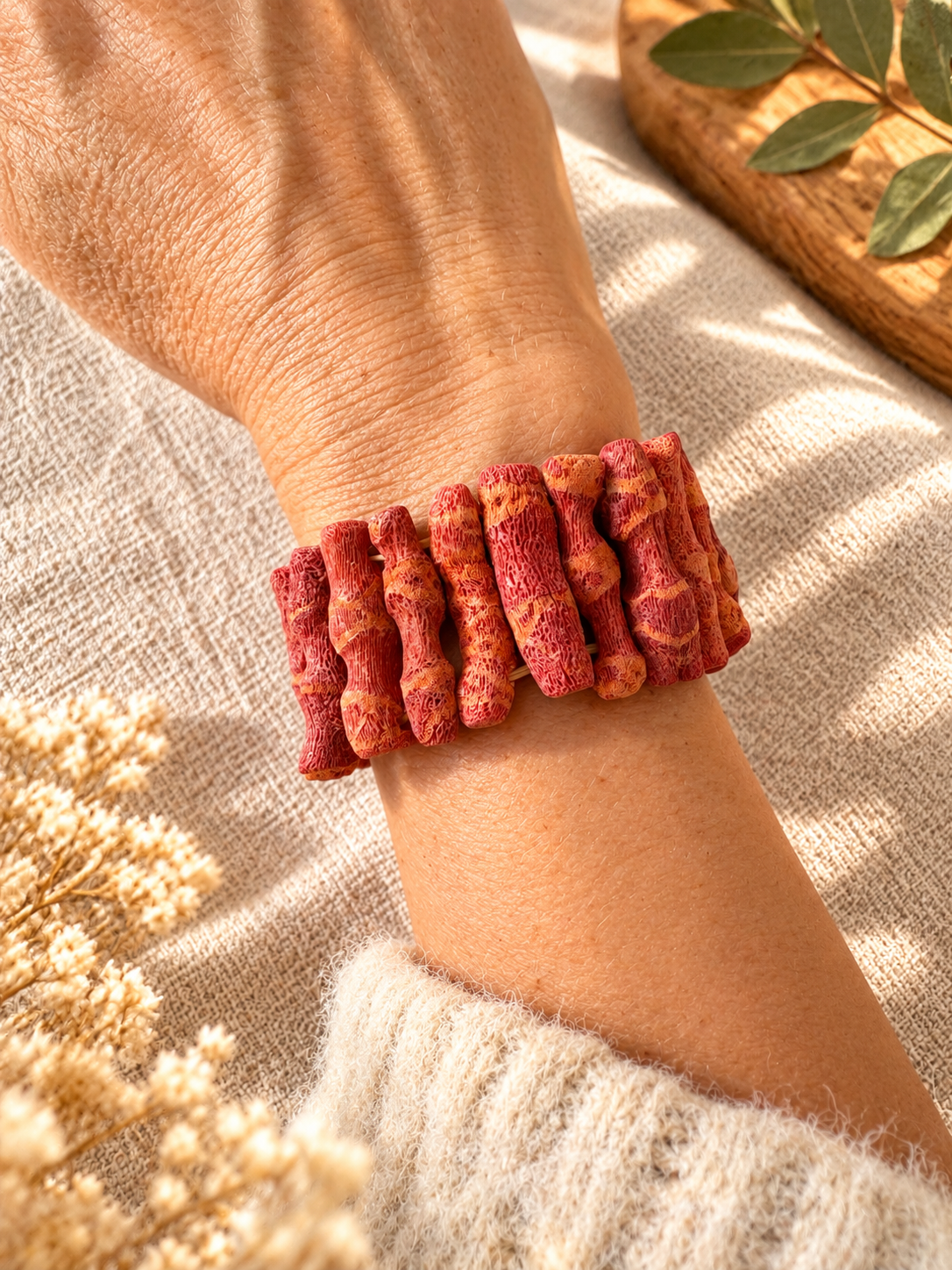 Korallenarmband