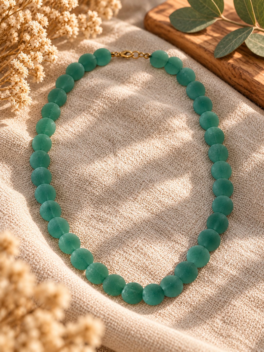 Aventurine Kette Matt
