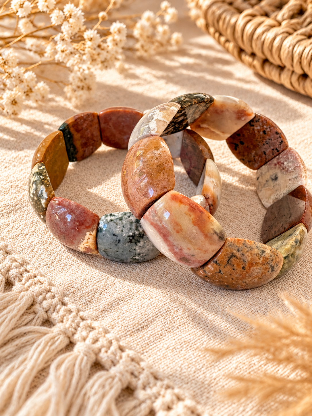 Jaspis Mix Armband