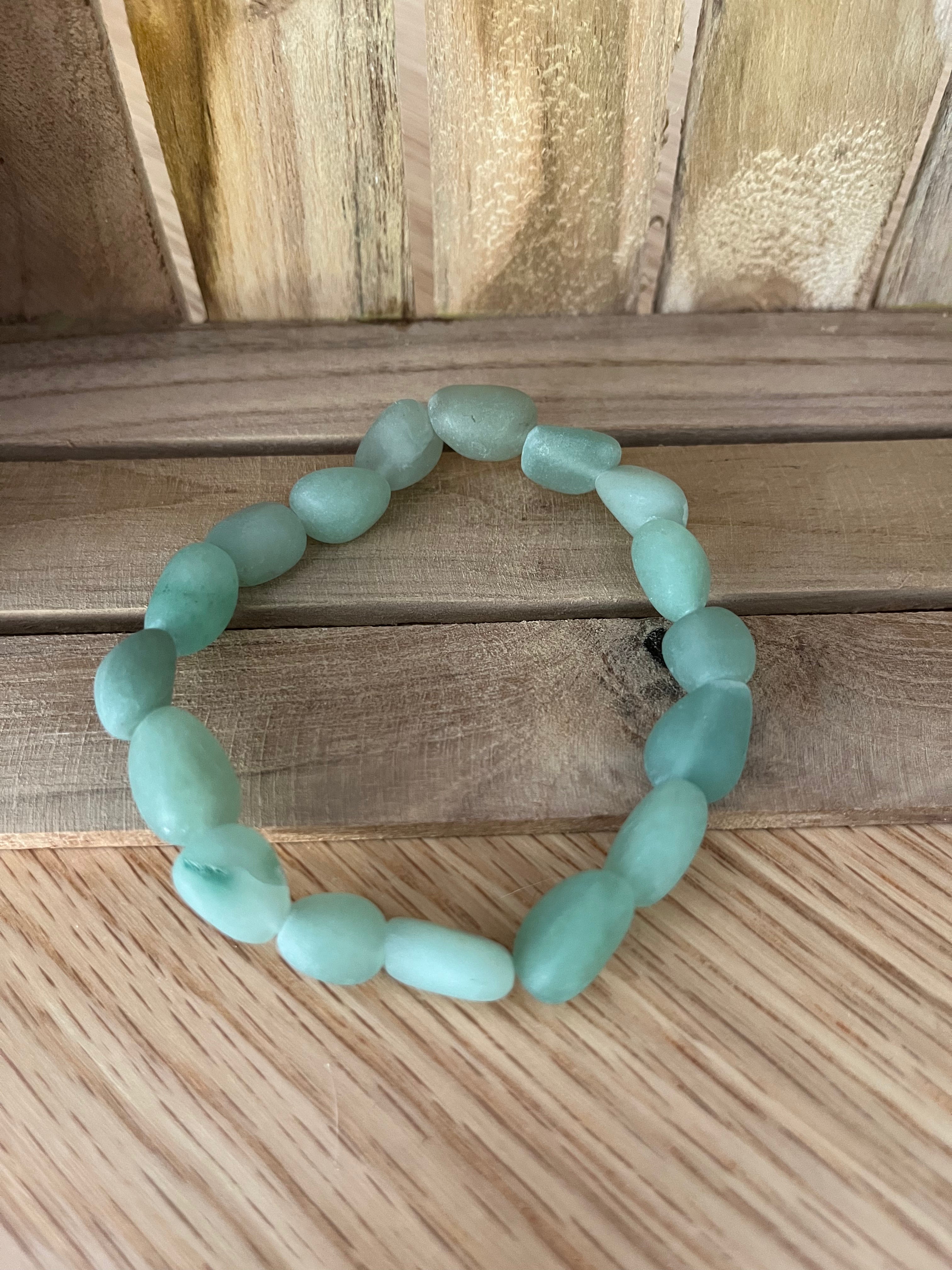 Edelstein Armband "Aventurin" ( matt )