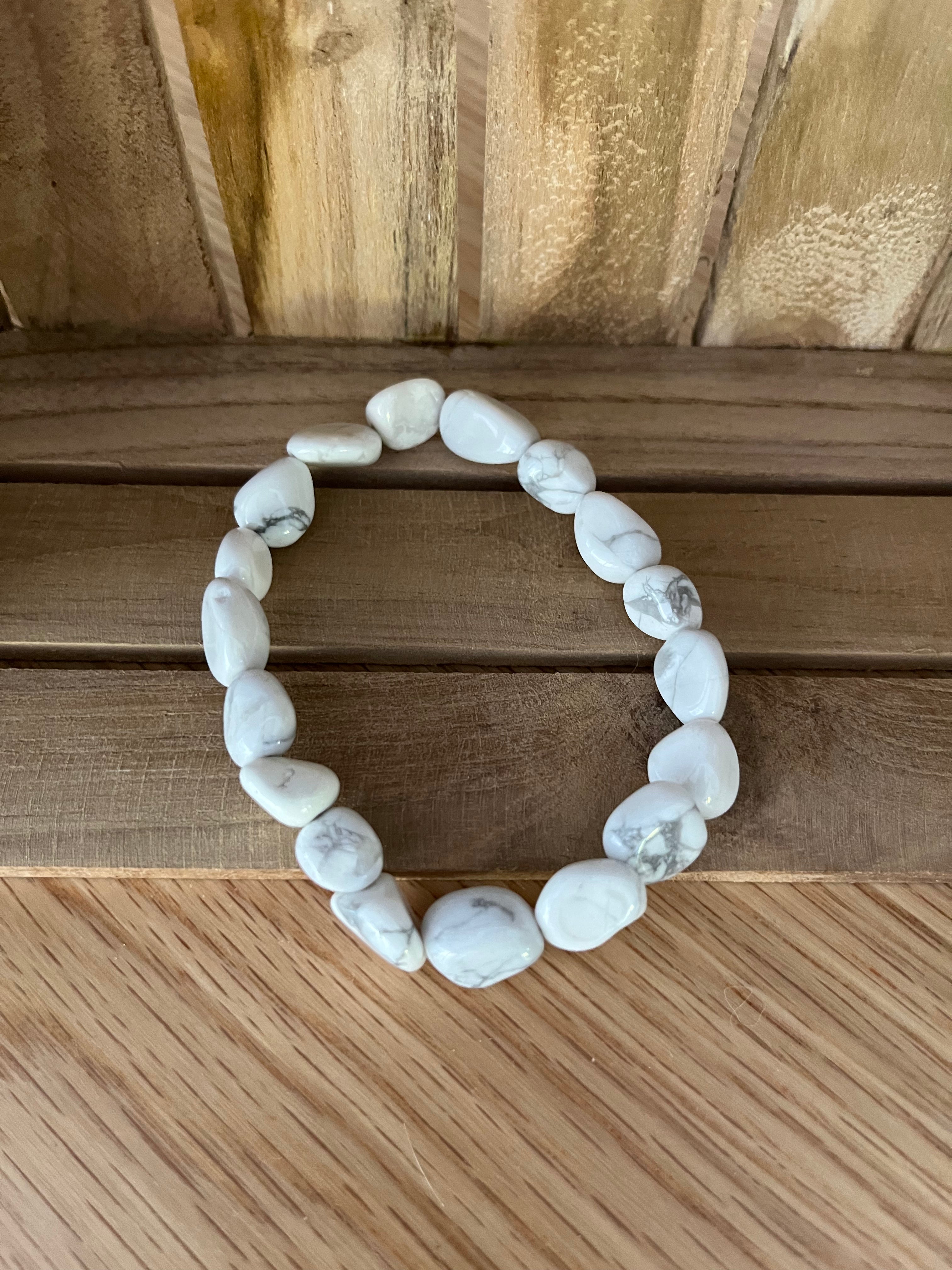 Edelstein Armband "Howlith"