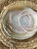 Edelstein Armband Rosenquarz
