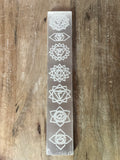 Selenit Chakra Stab