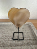 Achat Herz Aufsteller " Sundown"