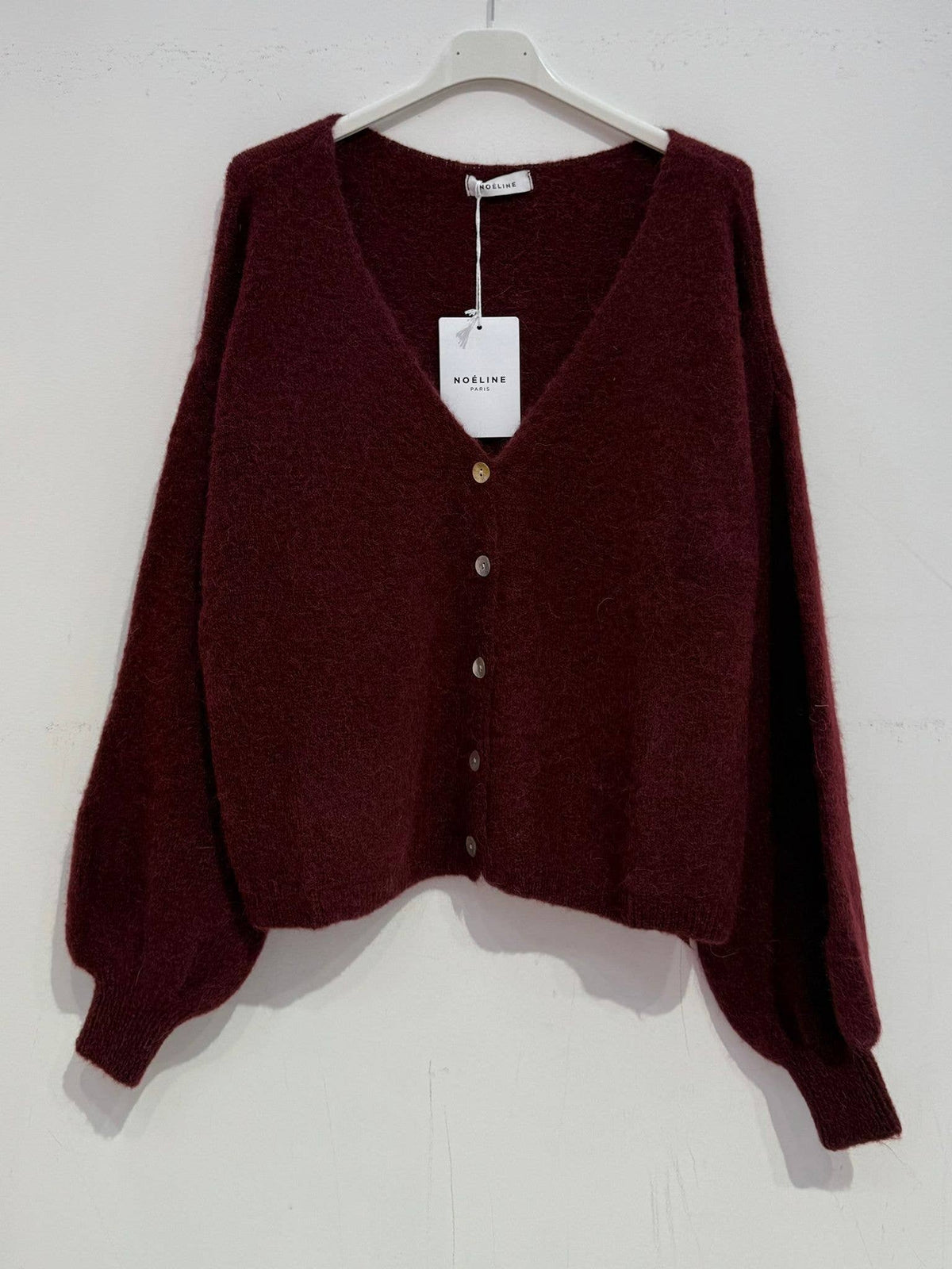 Feine Alpaka-Strickjacke